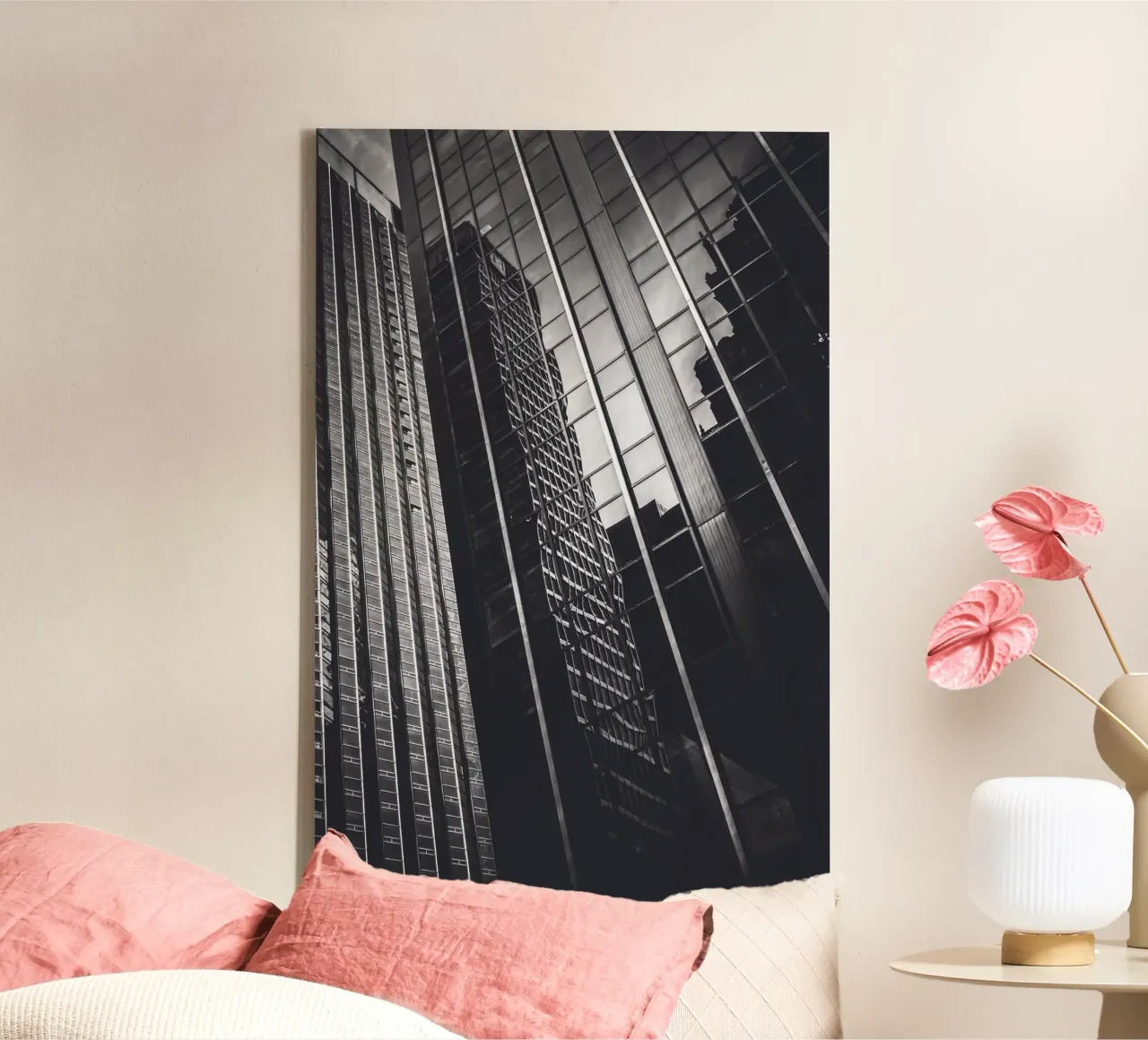 Manhattan Windows canvas with Floater frame by Dave Hare Photography