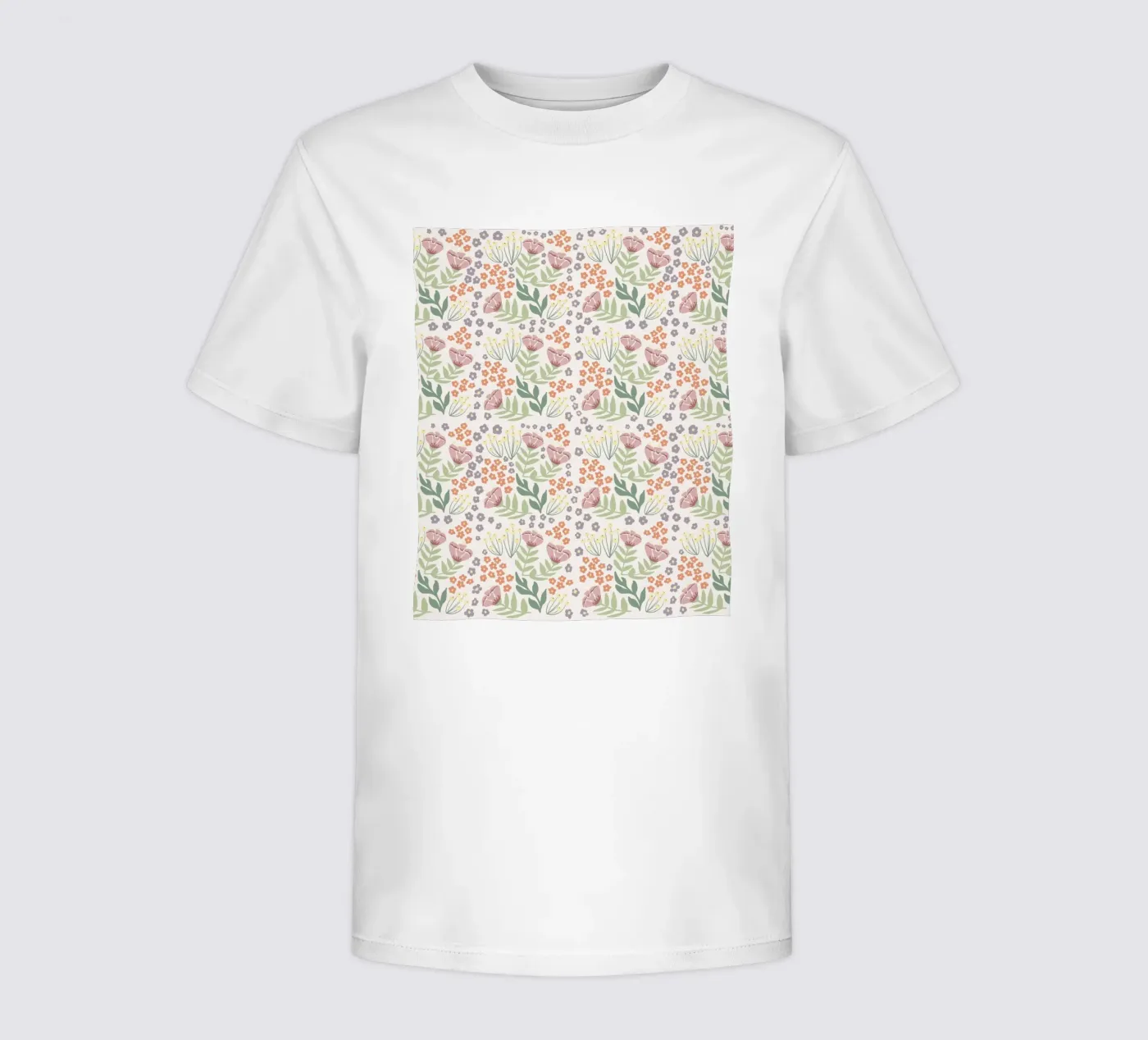 Blumenmuster t-shirt bambini da AtelierTamtam