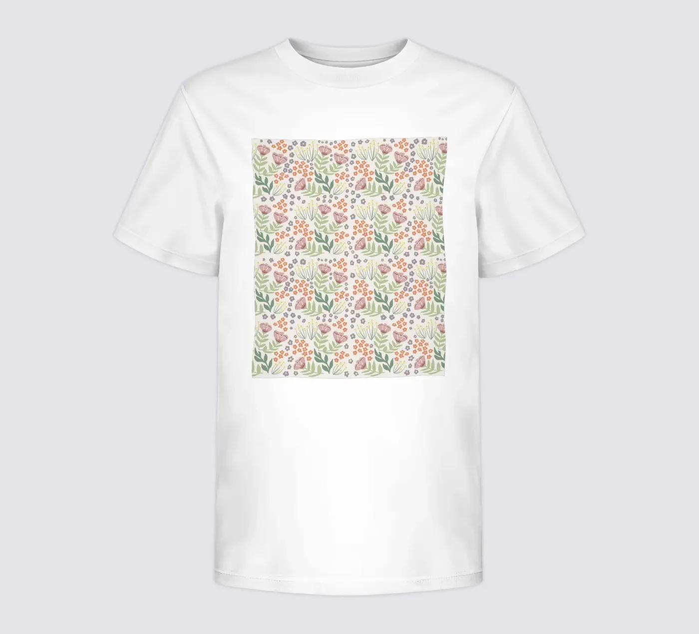 Blumenmuster t-shirt bambini da AtelierTamtam