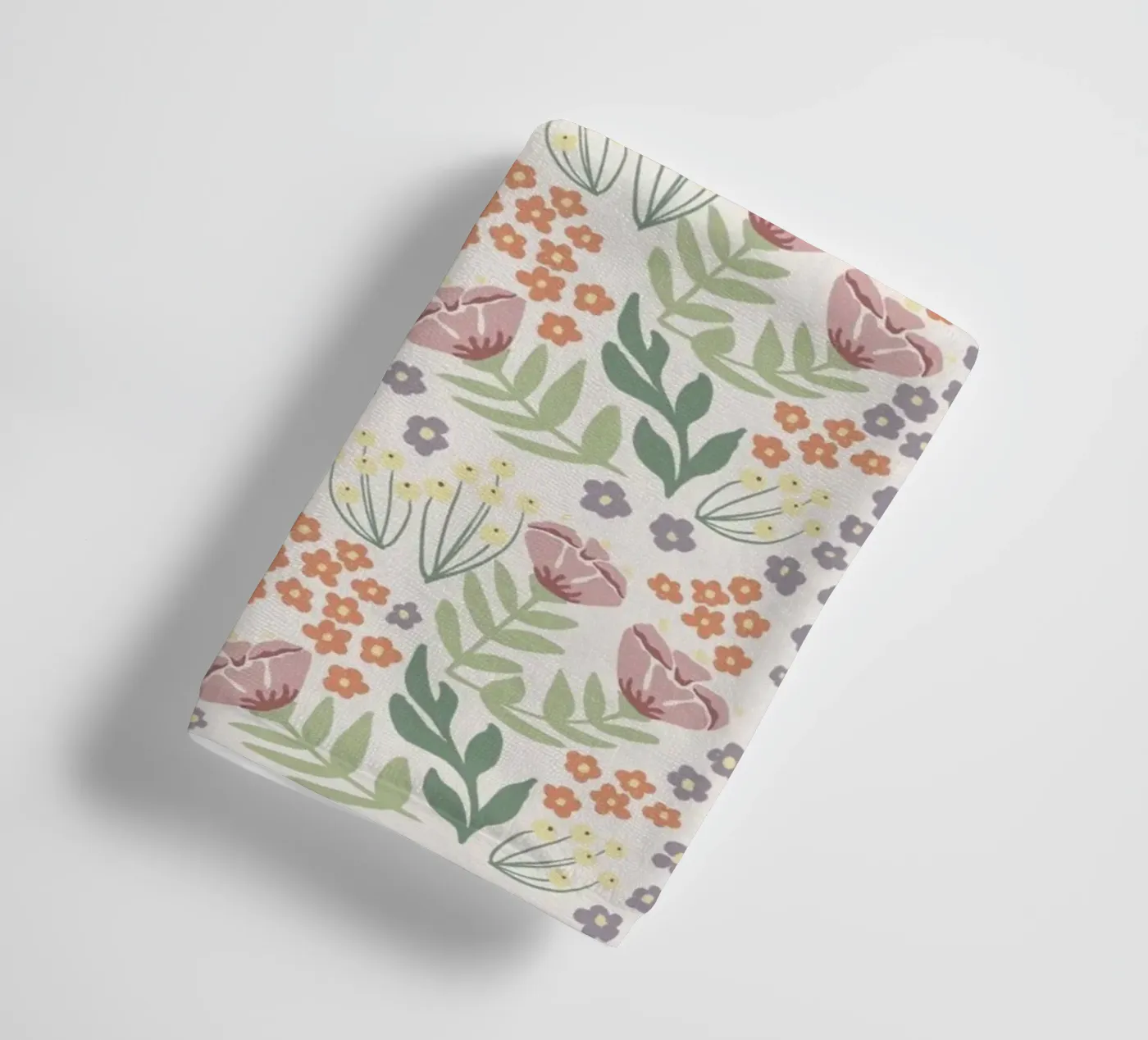 Blumenmuster badhanddoek van AtelierTamtam