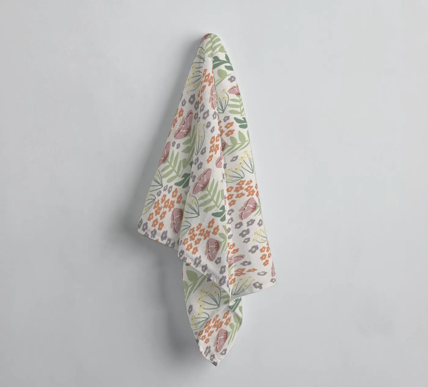 Blumenmuster badhanddoek van AtelierTamtam