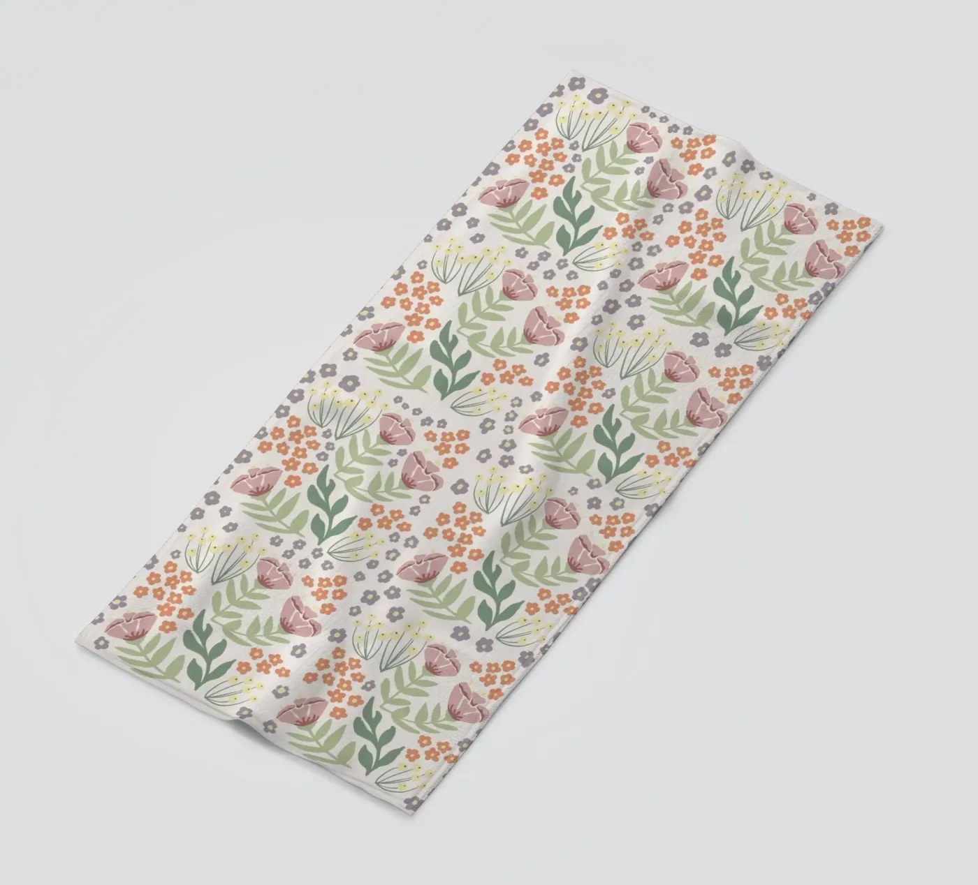 Blumenmuster telo mare da AtelierTamtam