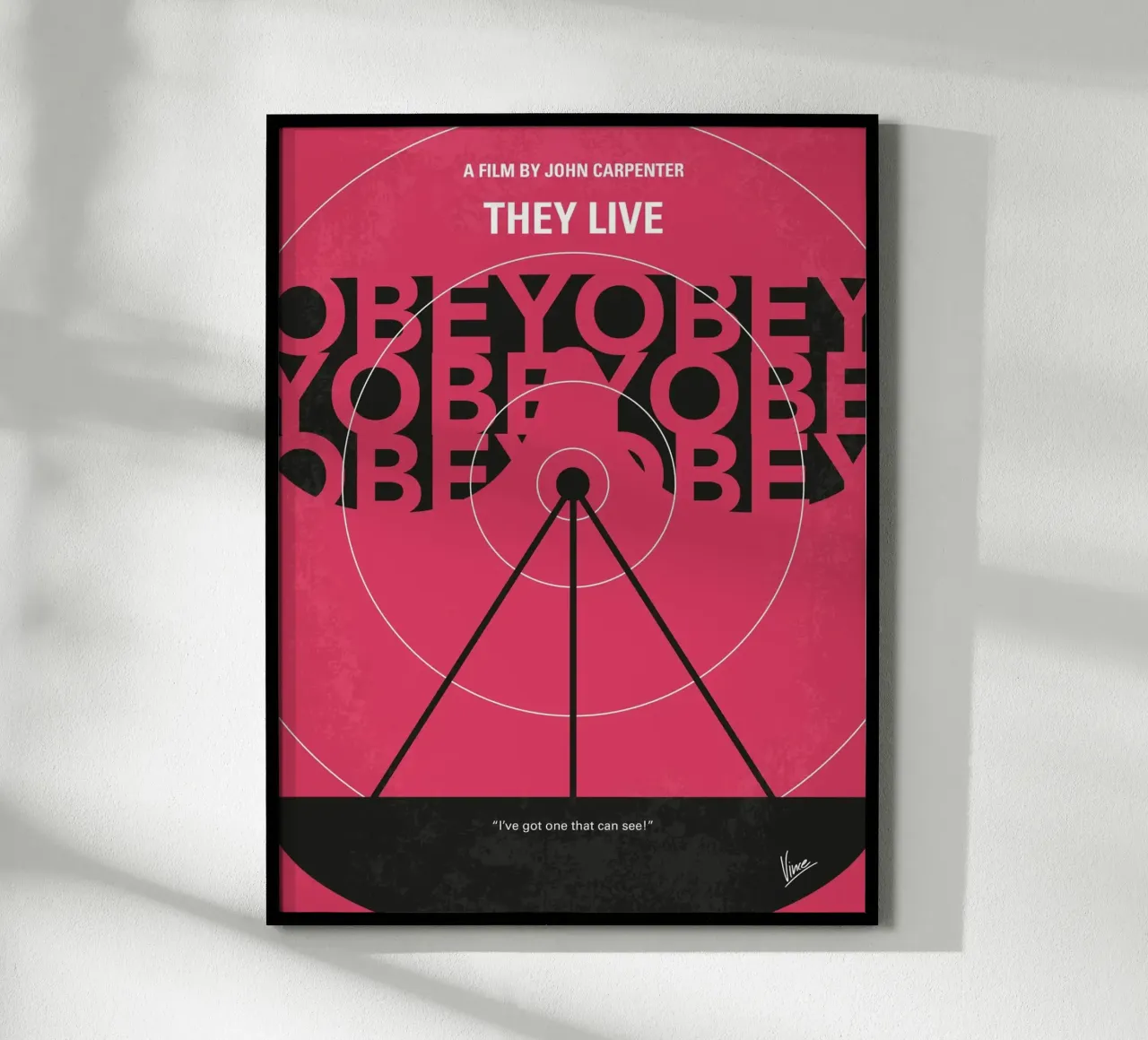 No919 My They Live minimal movie poster poster da Chungkong