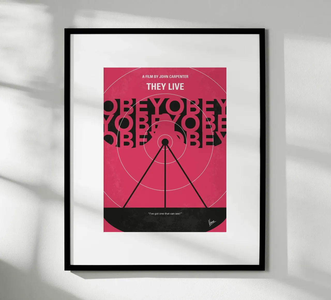 No919 My They Live minimal movie poster poster da Chungkong