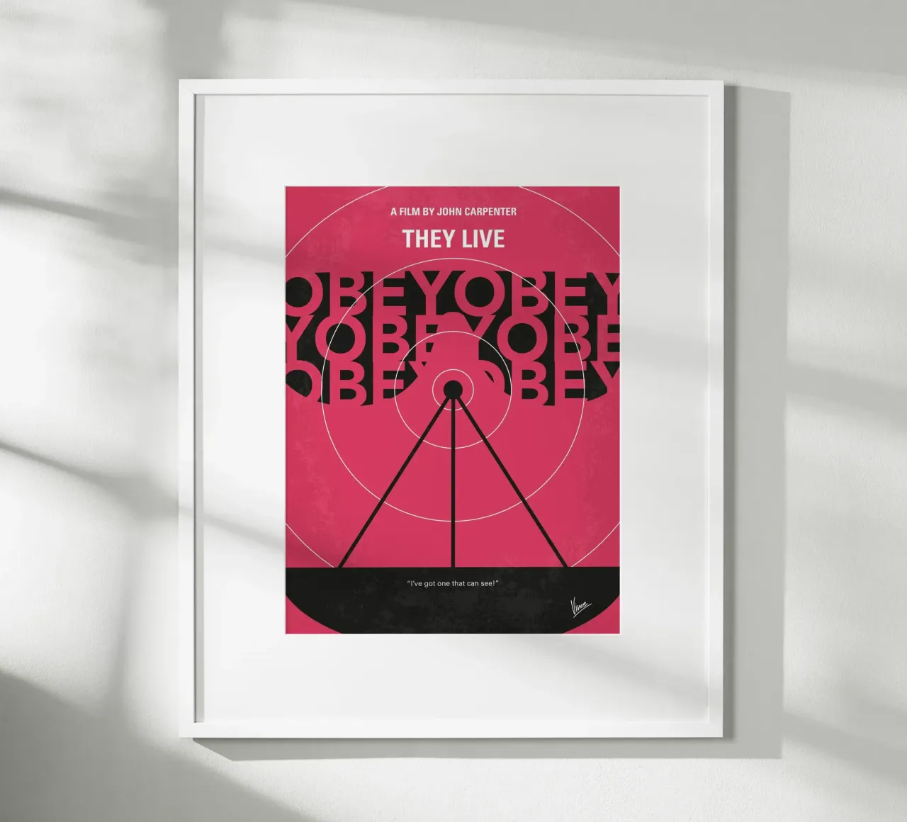 No919 My They Live minimal movie poster poster da Chungkong