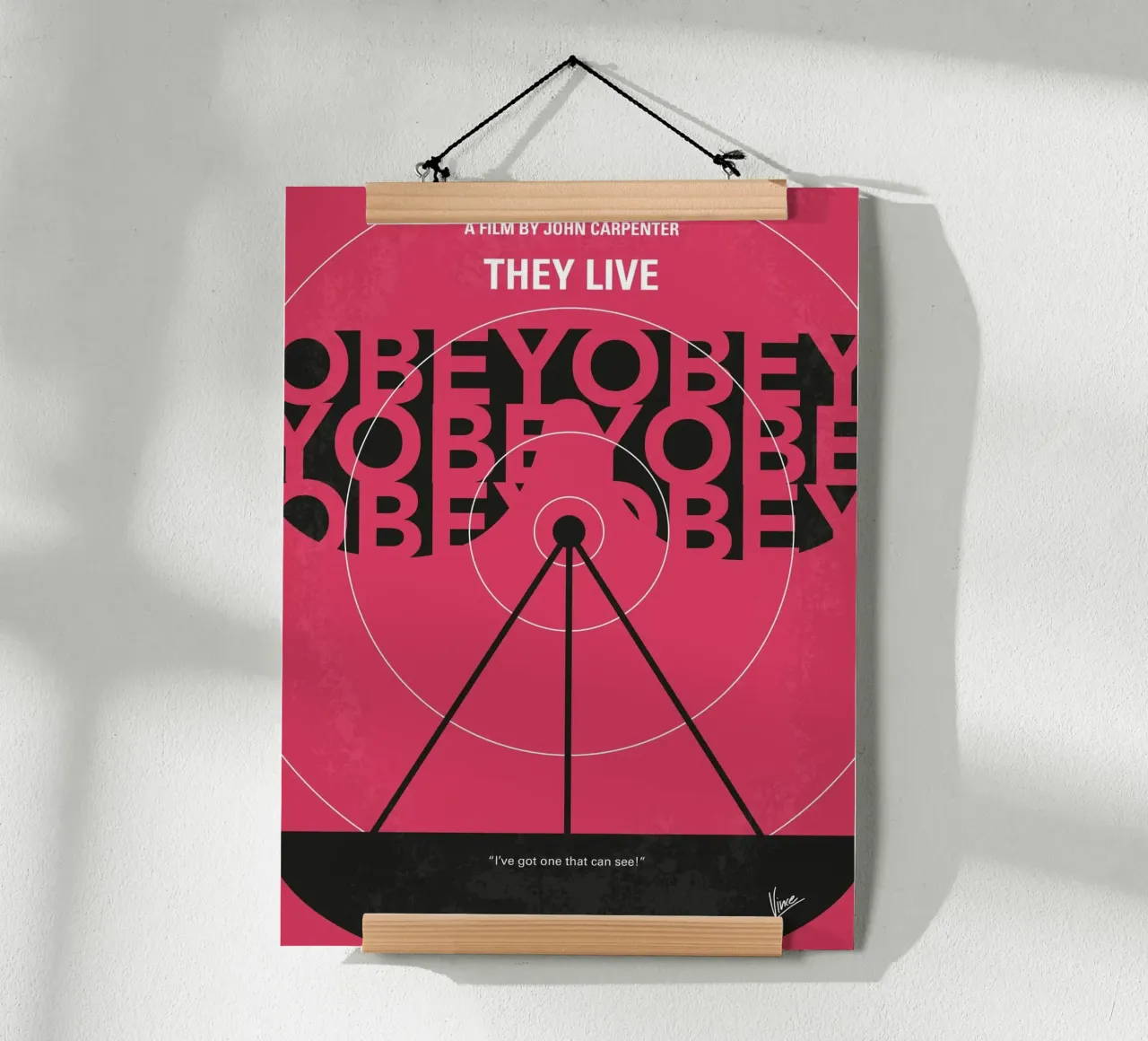 No919 My They Live minimal movie poster poster da Chungkong