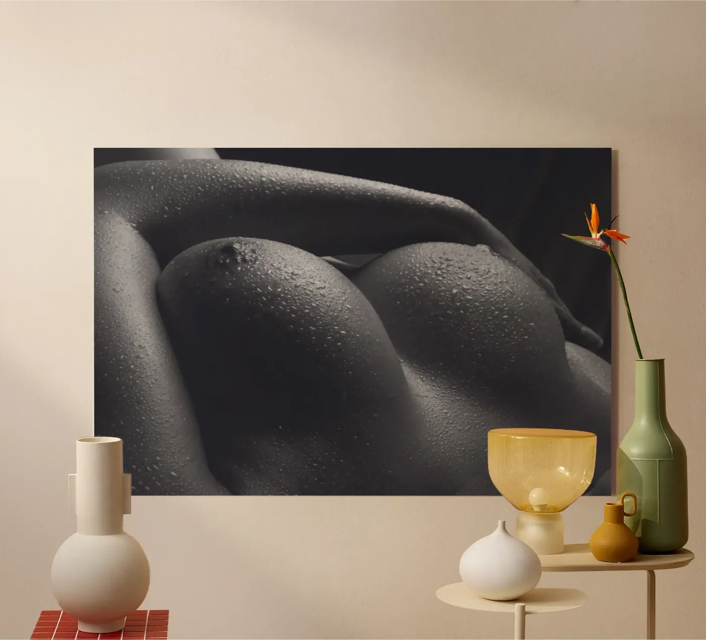 Breasts with Water plexiglass da Dave Hare Photography