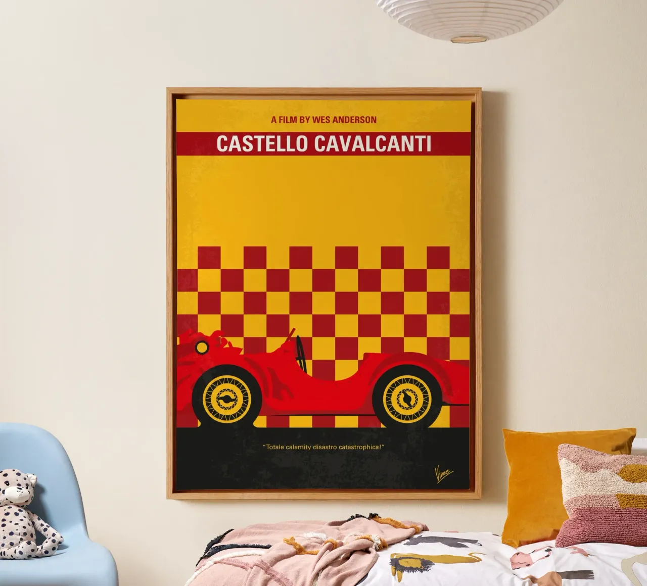No927 My CASTELLO CAVALCANTI minimal movie poster canvas met Baklijst van Chungkong