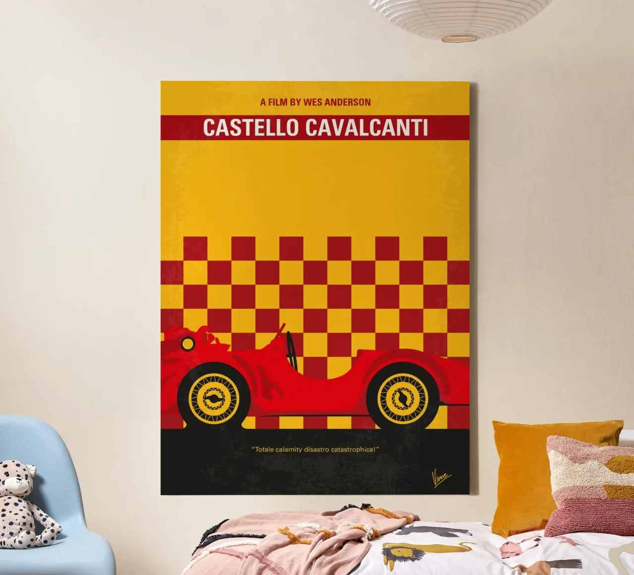 No927 My CASTELLO CAVALCANTI minimal movie poster canvas met Baklijst van Chungkong
