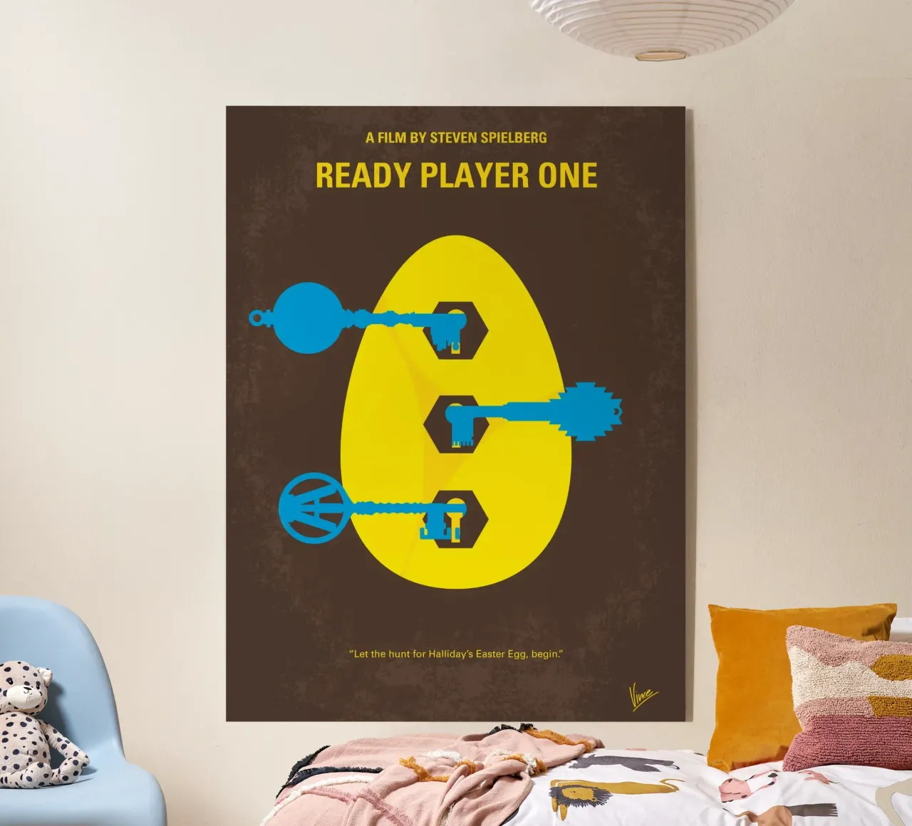 No929 My Ready Player One minimal movie poster plexiglass da Chungkong