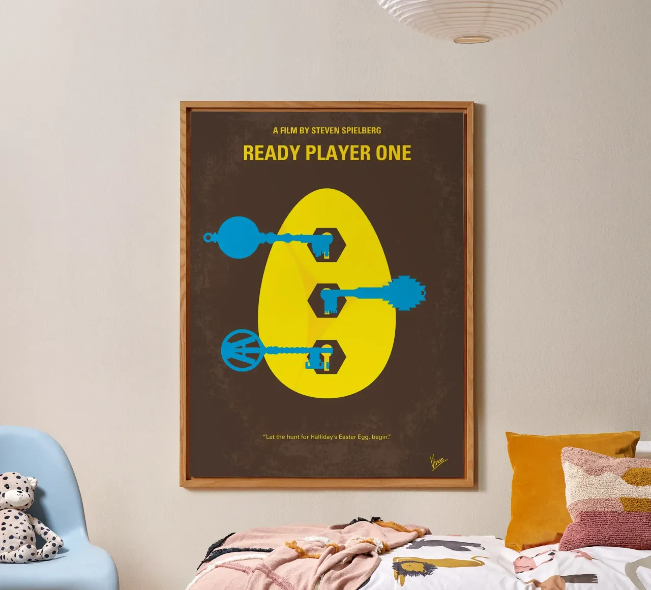 No929 My Ready Player One minimal movie poster pannello forex da Chungkong