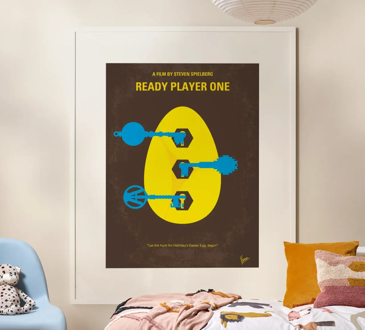 No929 My Ready Player One minimal movie poster poster da Chungkong