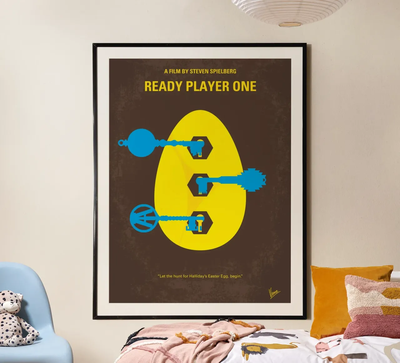 No929 My Ready Player One minimal movie poster poster da Chungkong