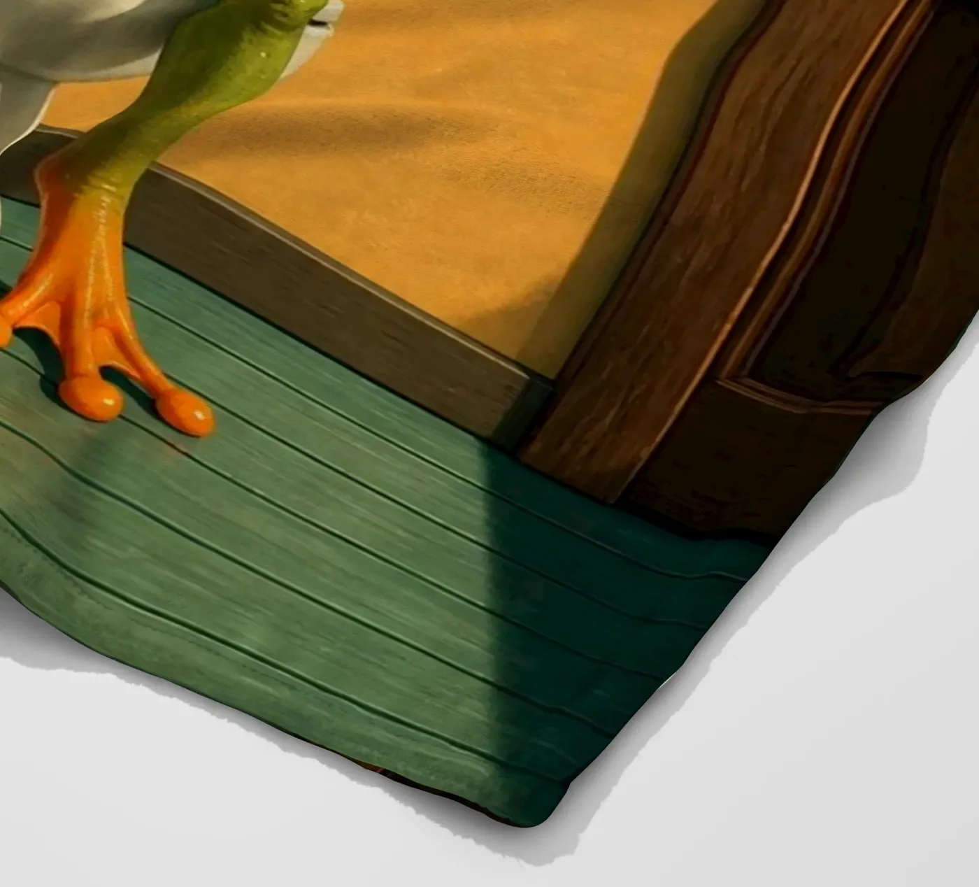 Reading Frog Fleecedecke von Dayitakshara