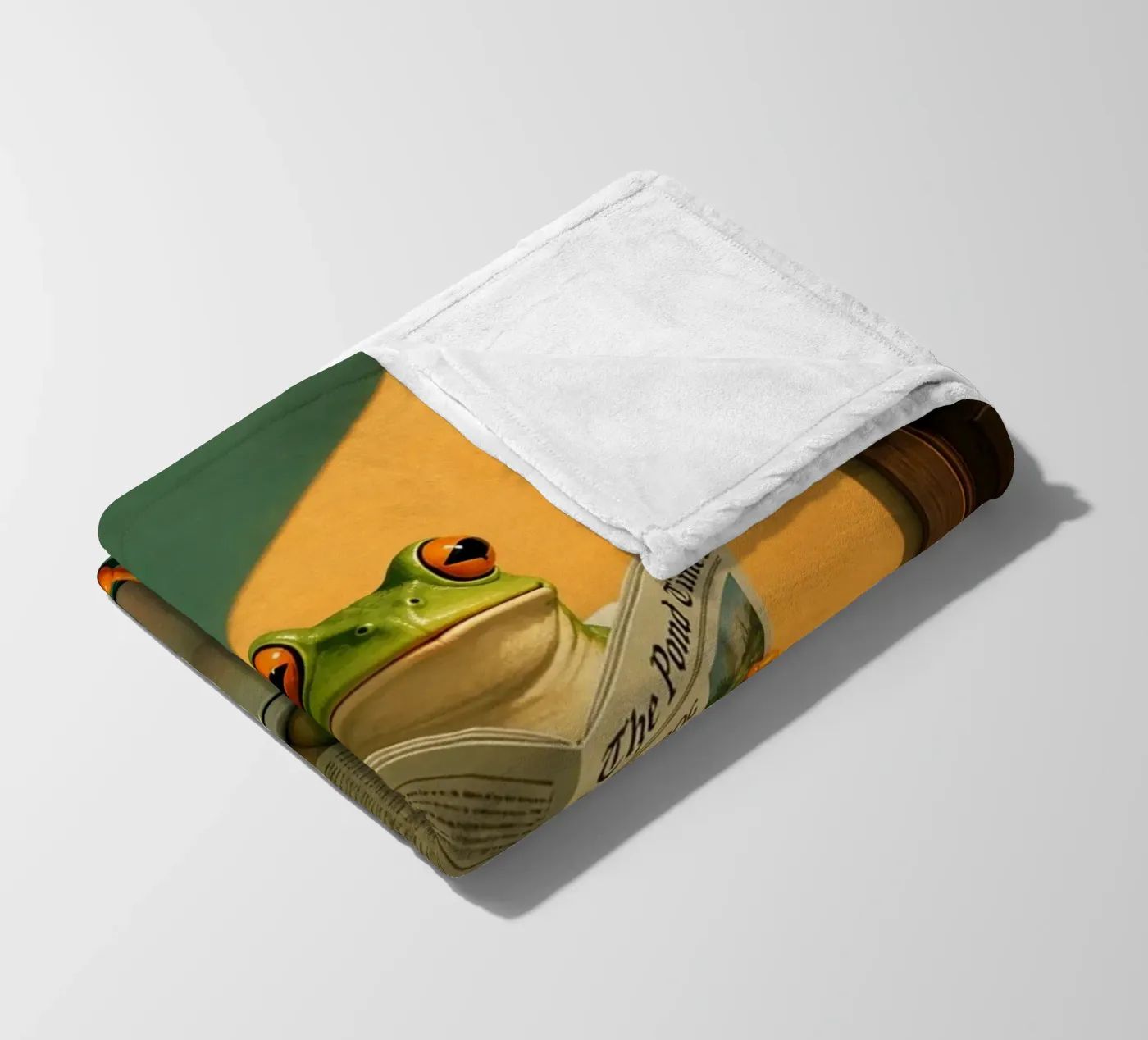 Reading Frog Fleecedecke von Dayitakshara