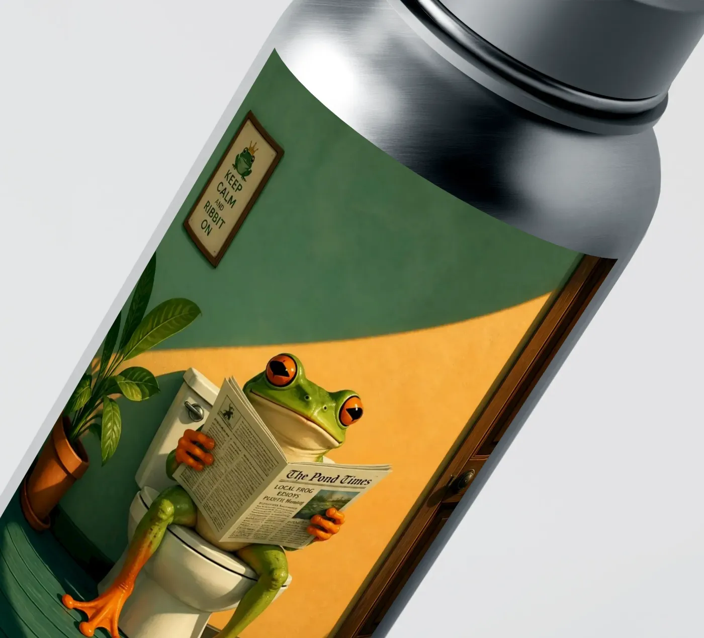 Reading Frog sticker by Dayitakshara