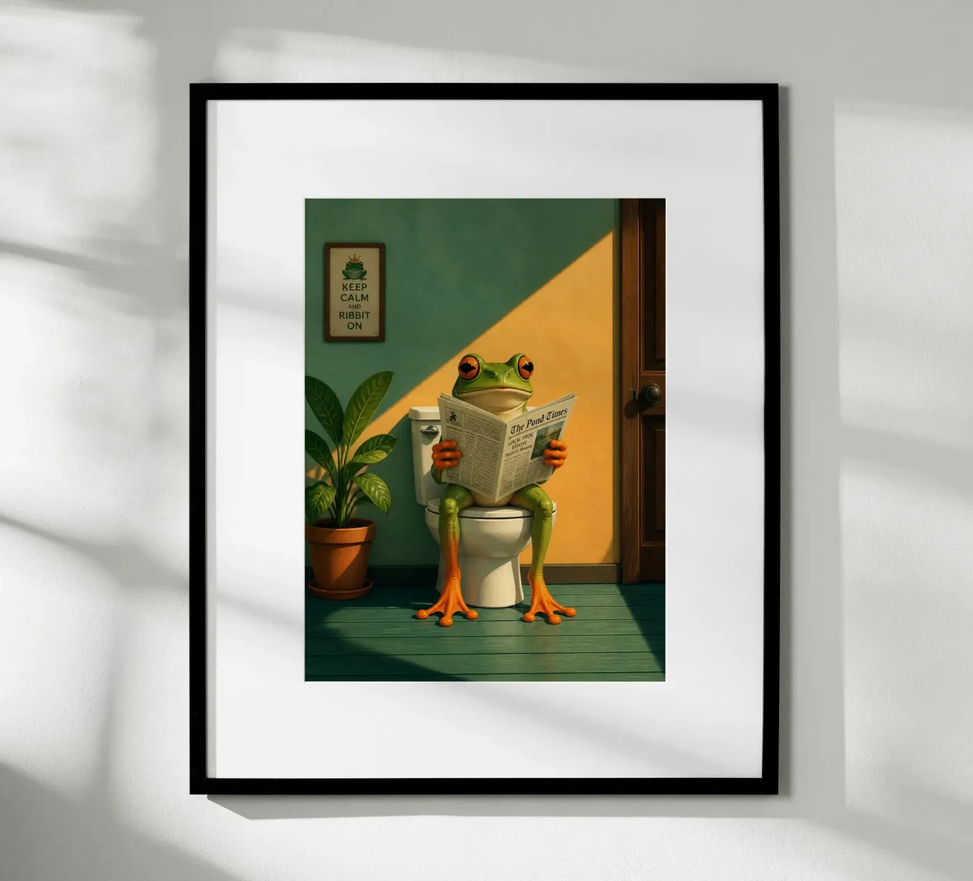 Reading Frog poster de Dayitakshara