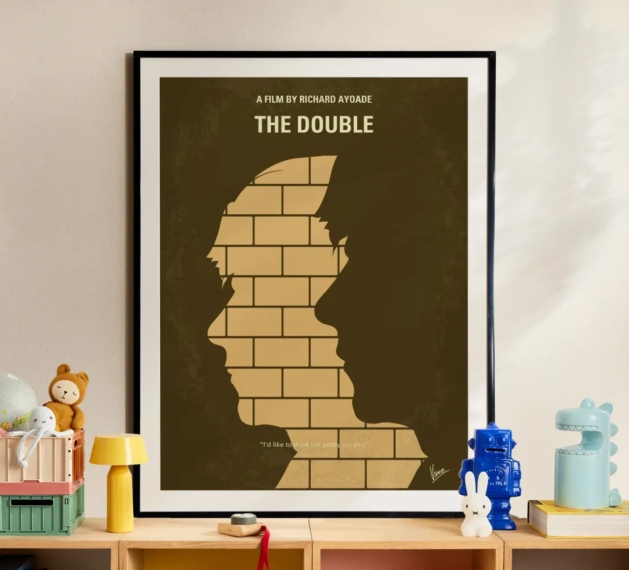 No936 My The Double minimal movie poster poster da Chungkong