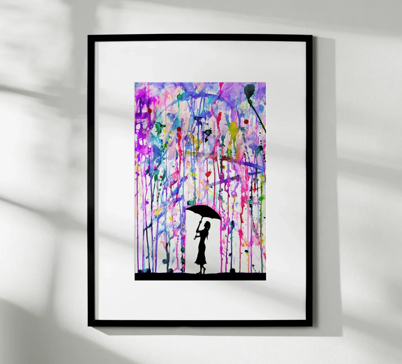 Deluge poster con telaio in alluminio da Marc Allante