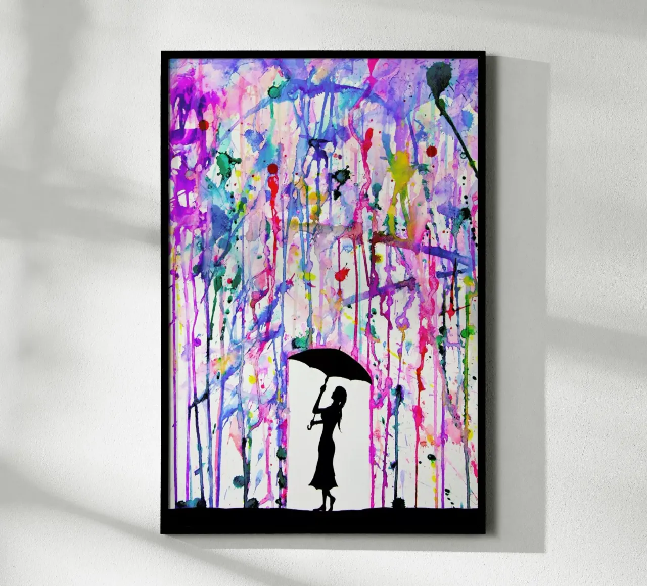 Deluge poster con telaio in alluminio da Marc Allante