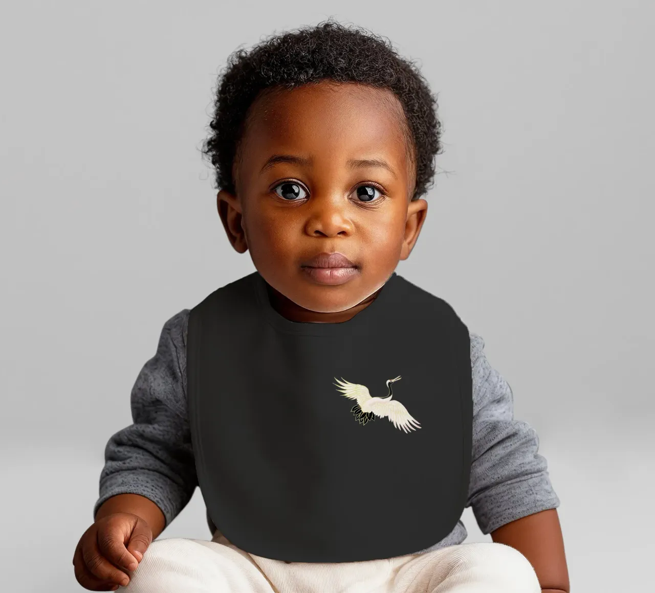 Kraniche Babylätzchen von AtelierTamtam