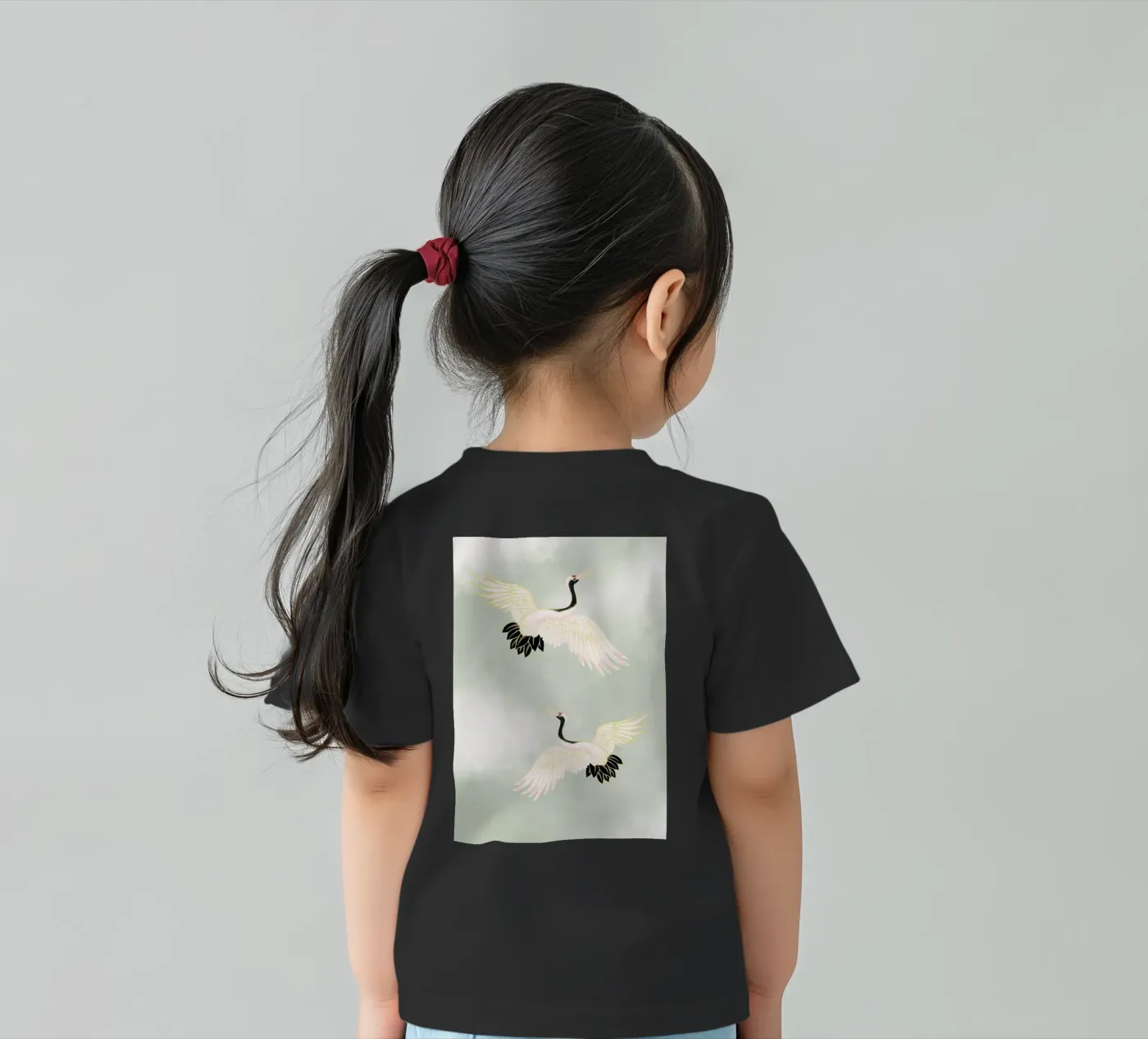 Kraniche t-shirt bambini da AtelierTamtam