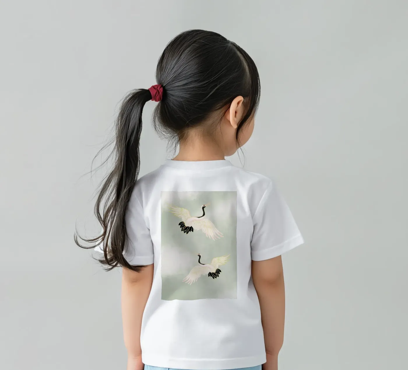 Kraniche t-shirt bambini da AtelierTamtam