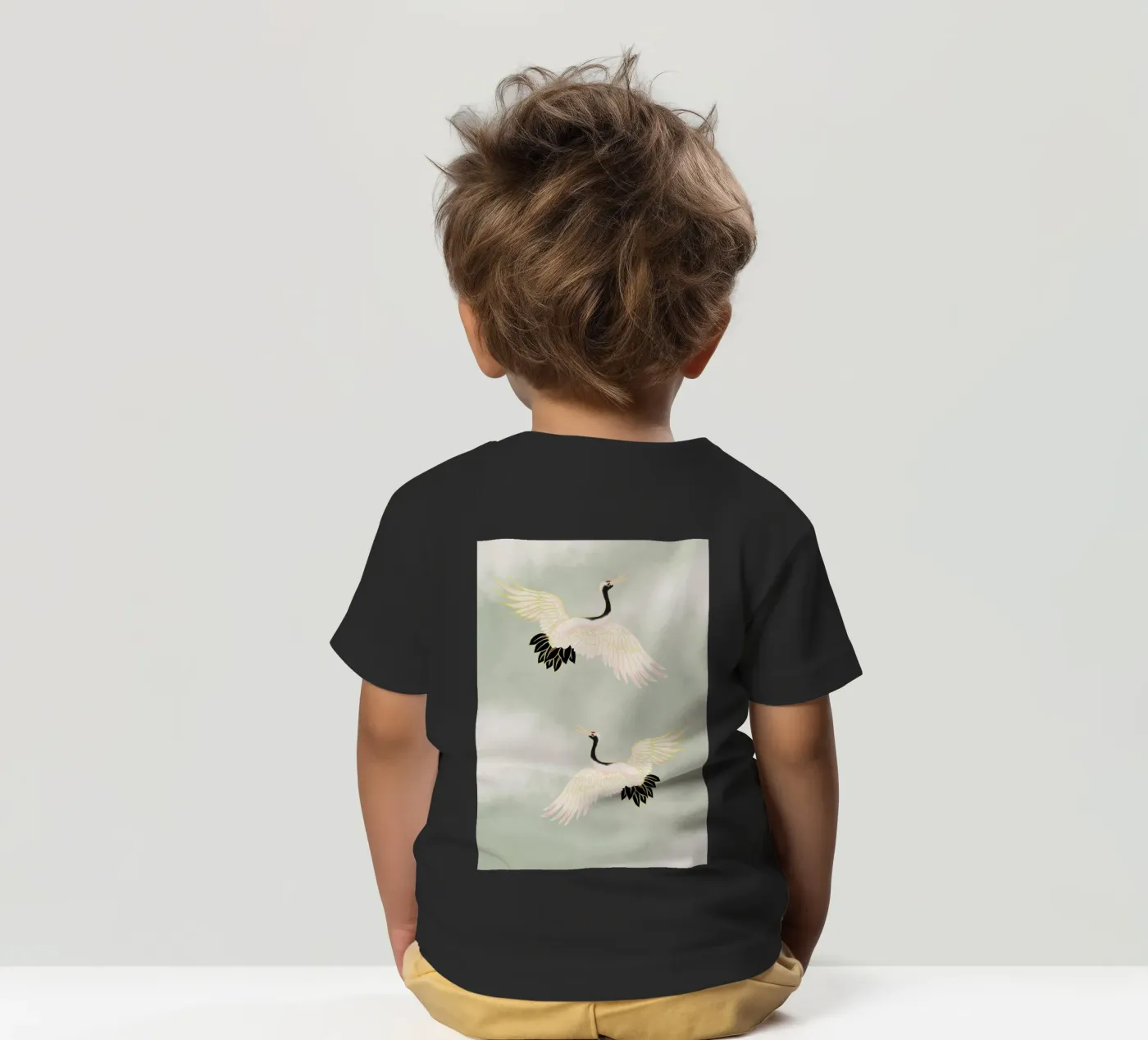 Kraniche t-shirt bambini da AtelierTamtam
