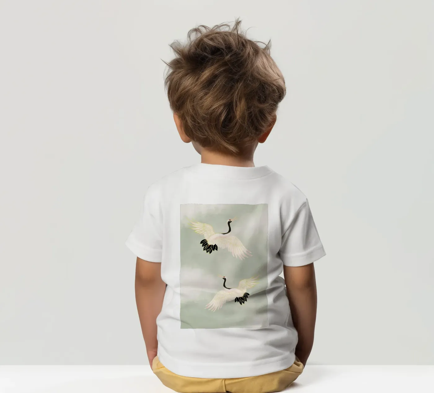 Kraniche t-shirt bambini da AtelierTamtam