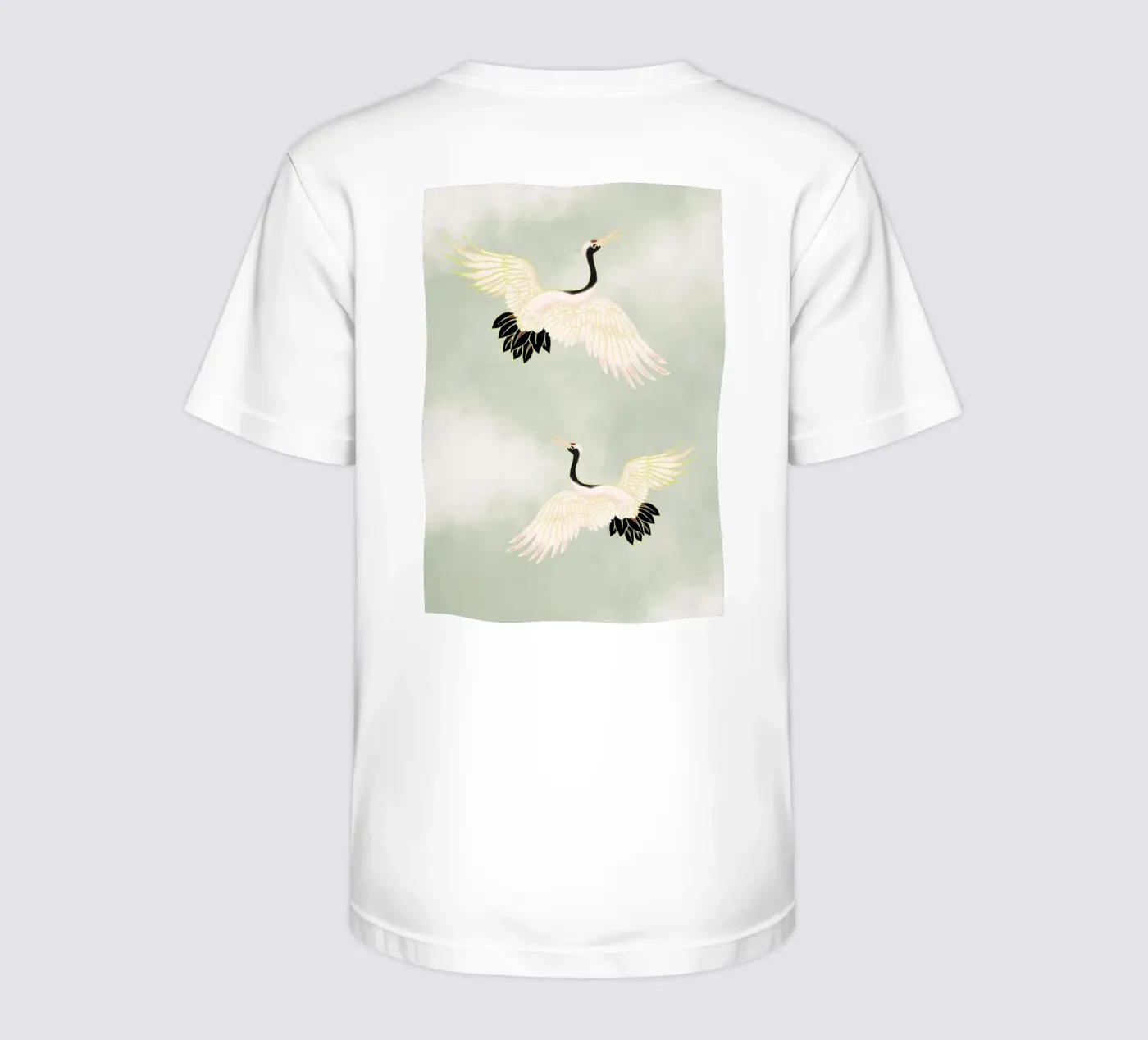 Kraniche t-shirt bambini da AtelierTamtam
