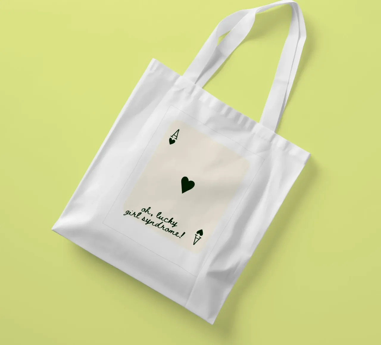Ace Card Print Trendy Wandkunstdrucke Jutebeutel von pdigitalprints
