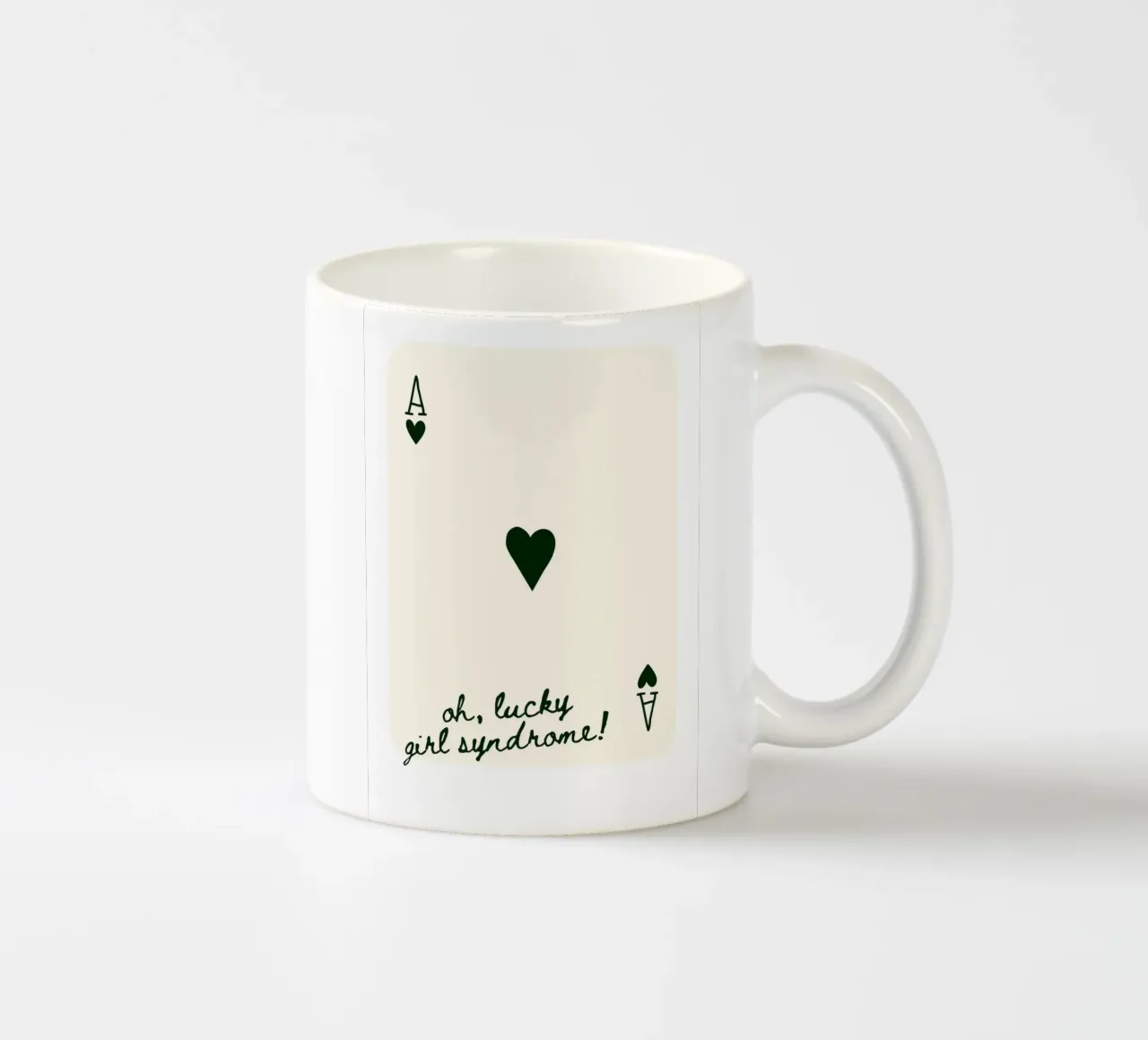Ace Card Print Trendy Wandkunstdrucke Keramik Tasse von pdigitalprints