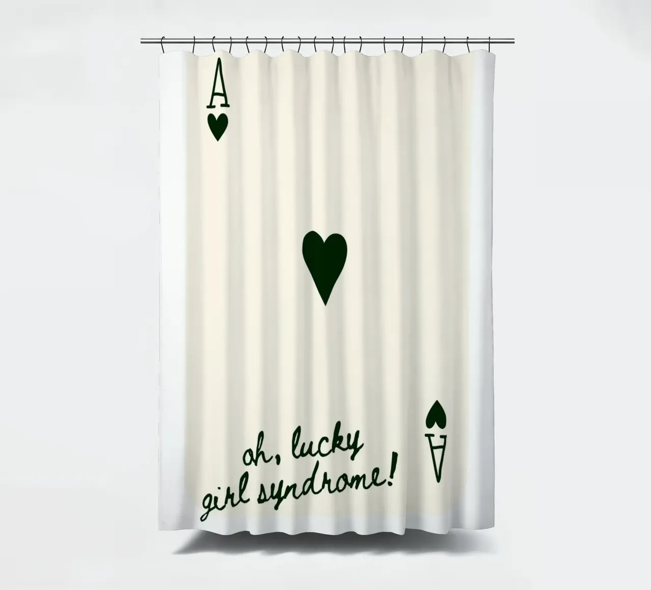 Ace Card Print Trendy Wandkunstdrucke Duschvorhang von pdigitalprints