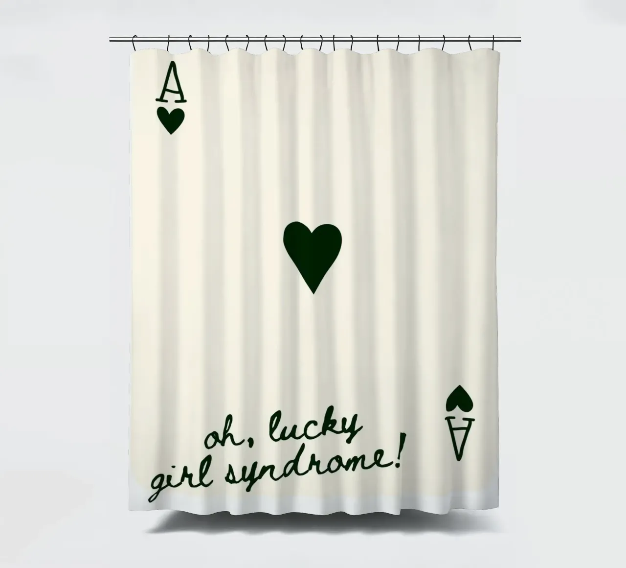 Ace Card Print Trendy Wandkunstdrucke Duschvorhang von pdigitalprints