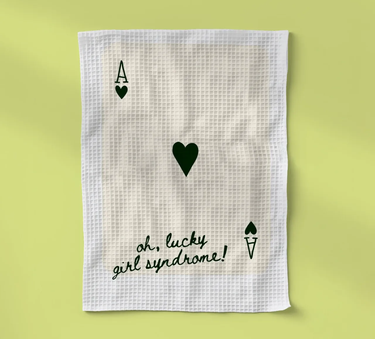 Ace Card Print Trendy Wandkunstdrucke Geschirrtuch von pdigitalprints