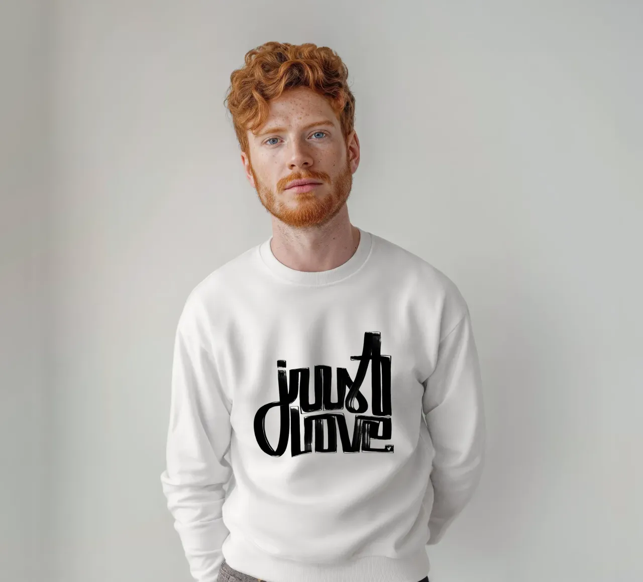 JUST LOVE felpa da LIMITED EDITION LETTERS