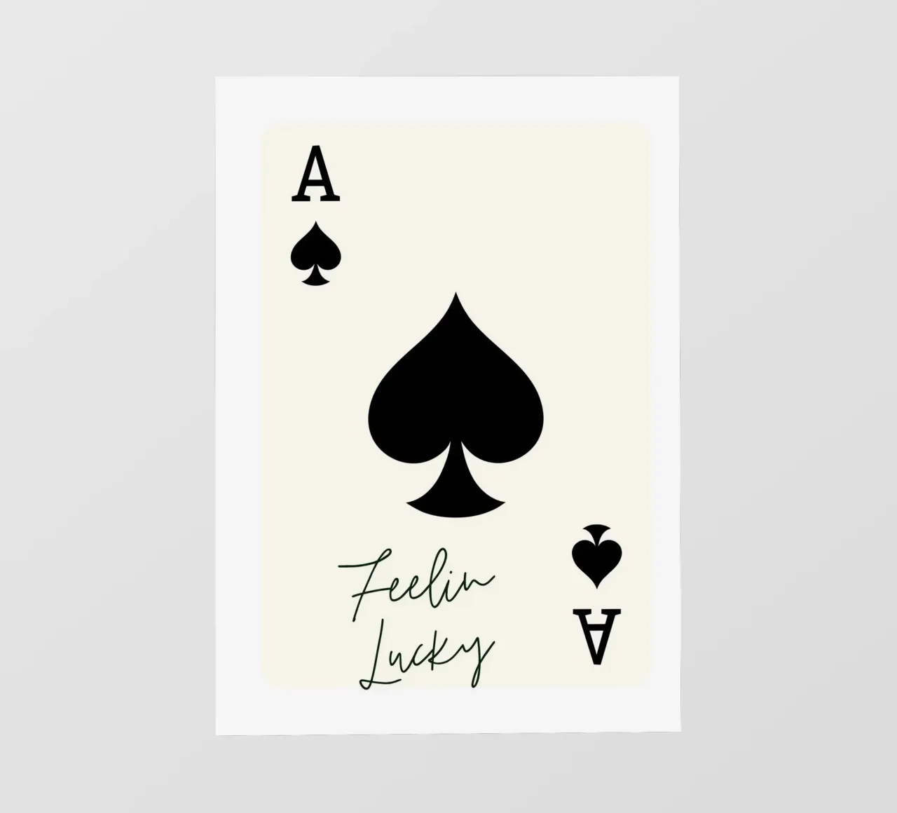 Ace Card Print Trendy backlit film by pdigitalprints