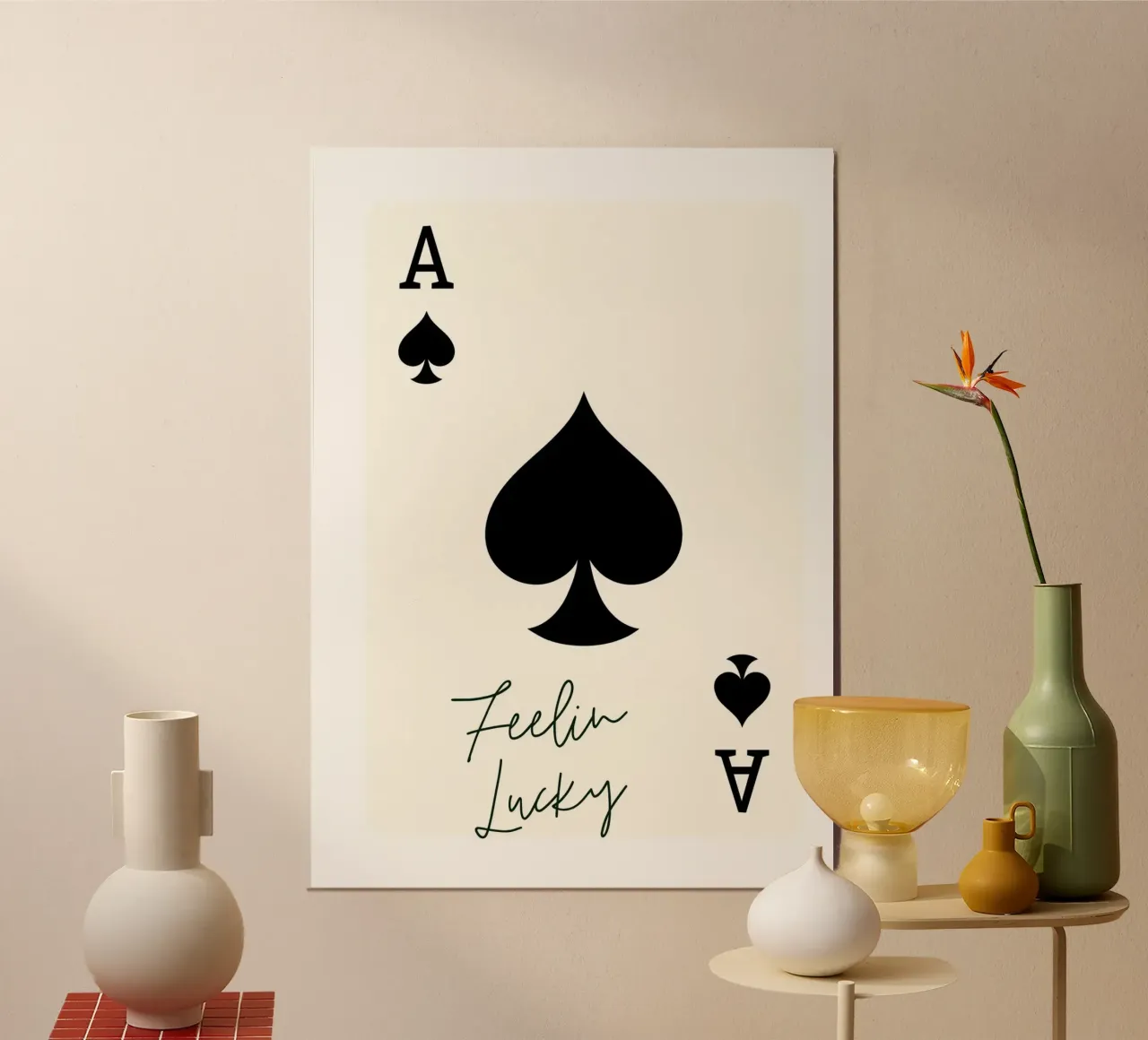 Ace Kaart Print Trendy hahnemühle van pdigitalprints