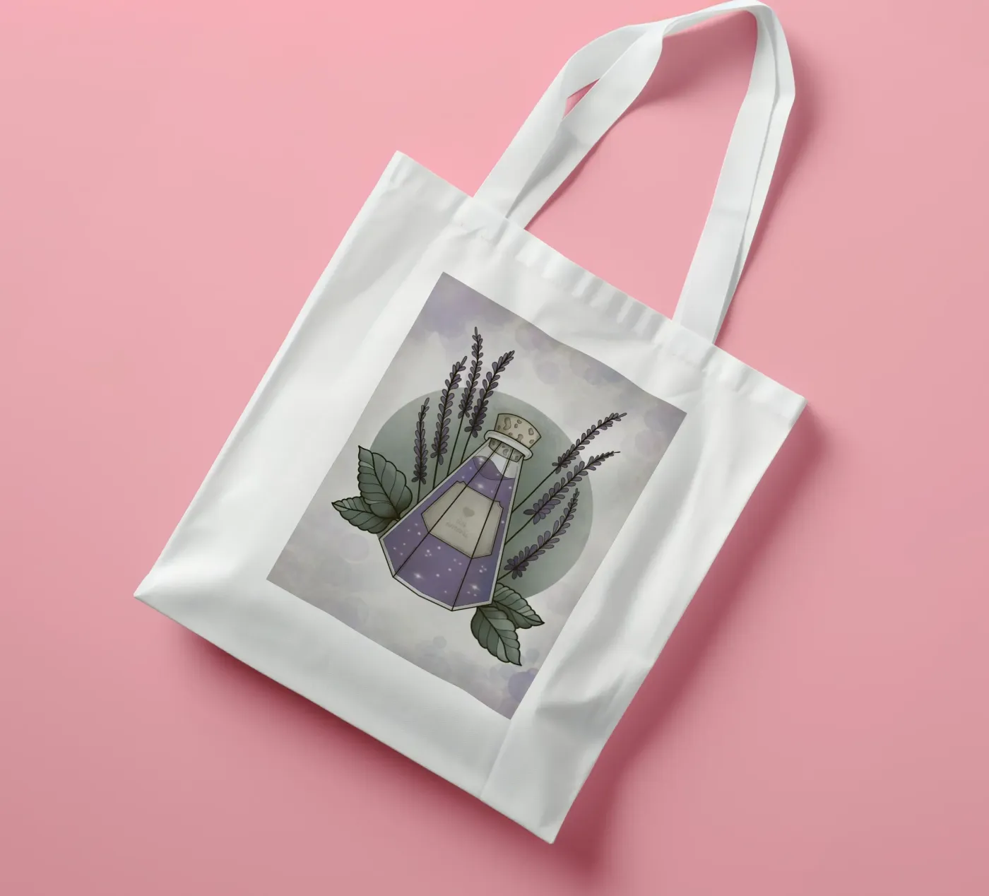 Magic Potion borsa in juta da AtelierTamtam