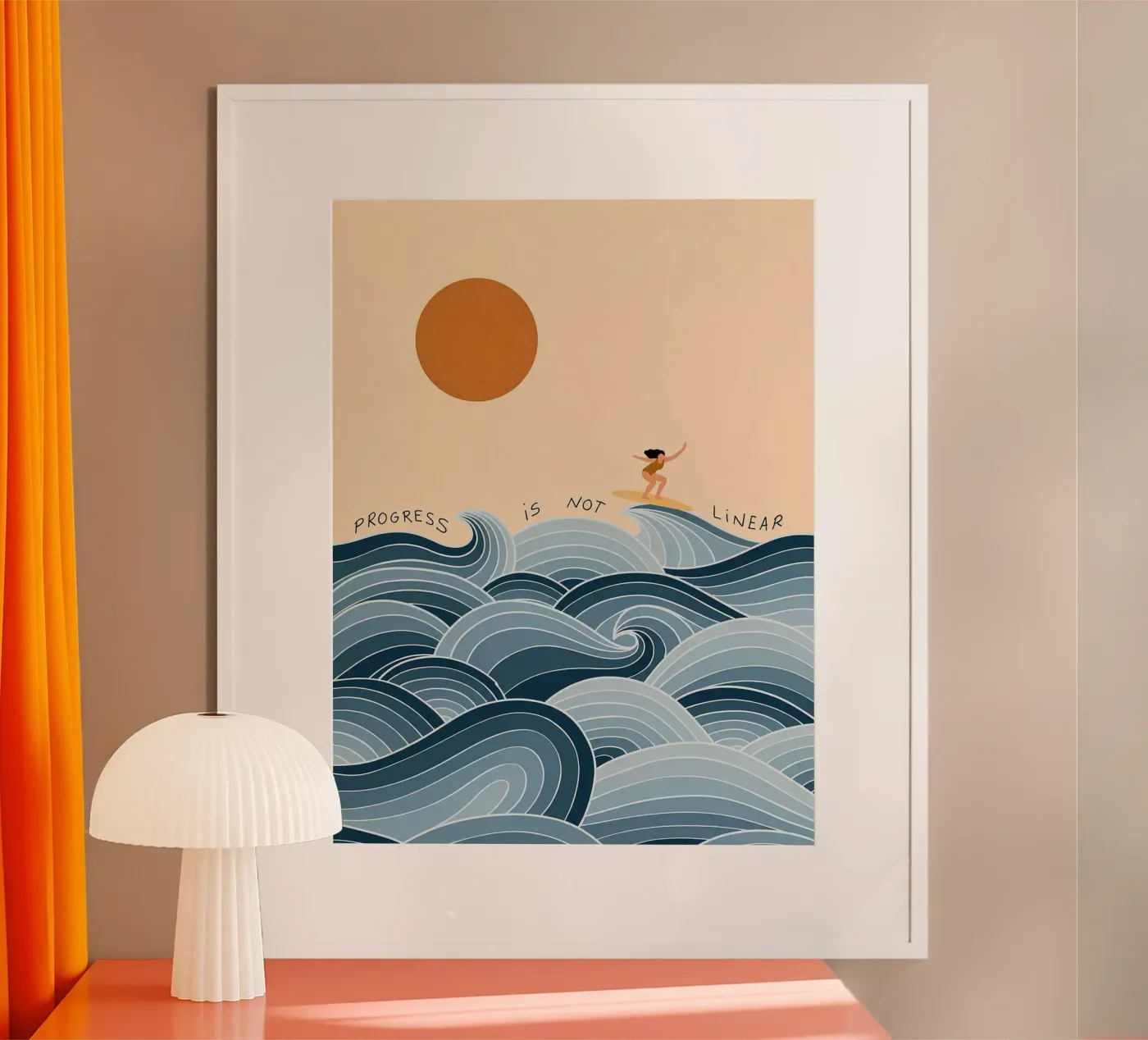 Progress Is Not Linear Poster von Jasonheeran
