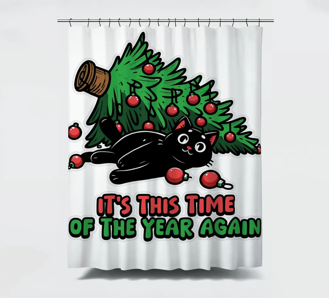 It's This Time of the Year Again tenda da doccia da edsonramosart