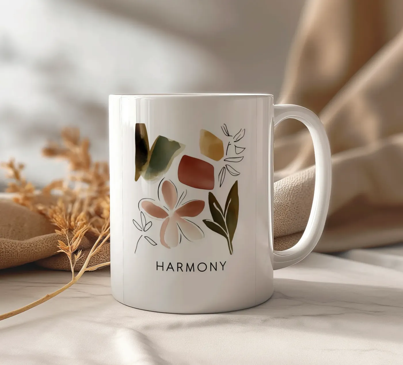 Harmony ceramic mug by treechild