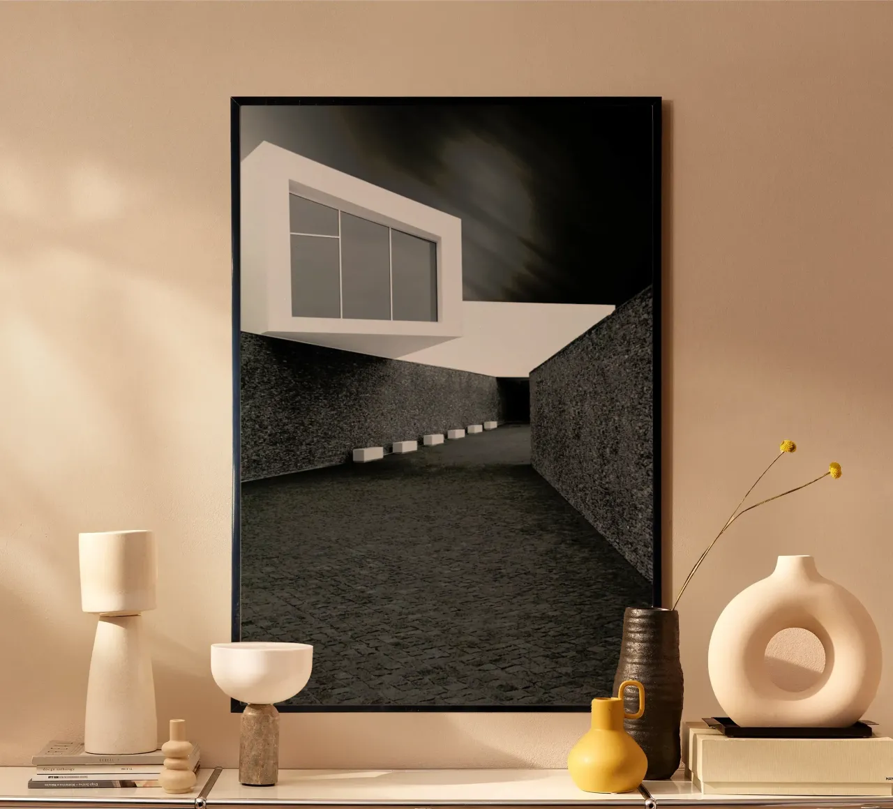 Empty Seats - Olavo Azevedo poster con telaio in plastica da Pictufy