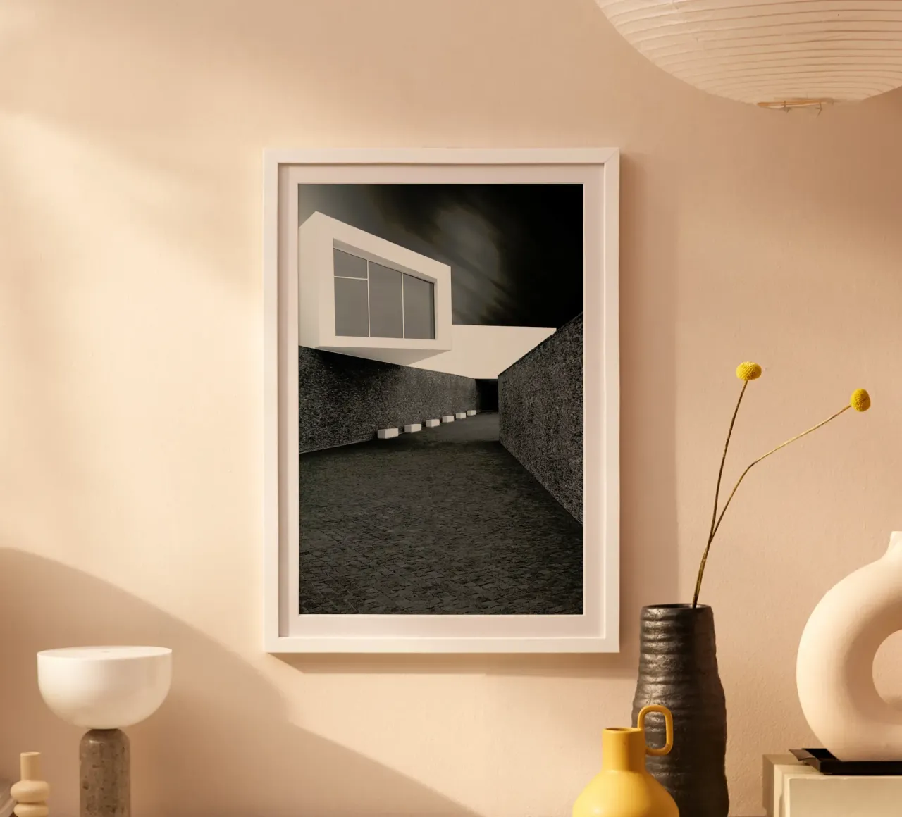Empty Seats - Olavo Azevedo poster con telaio in plastica da Pictufy