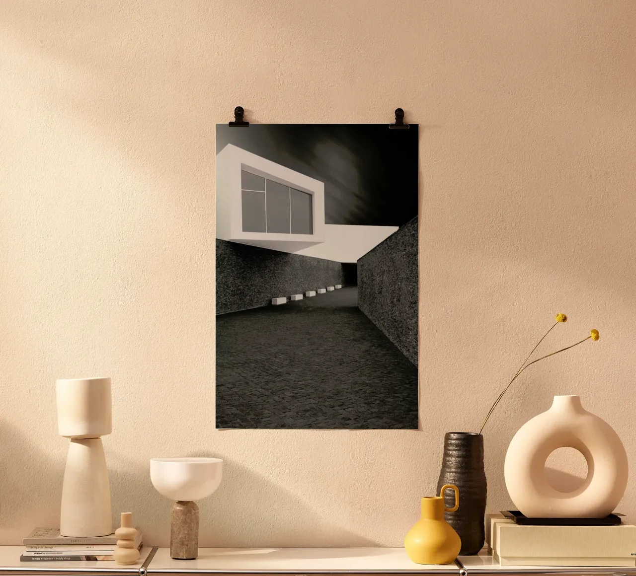 Empty Seats - Olavo Azevedo poster con telaio in plastica da Pictufy