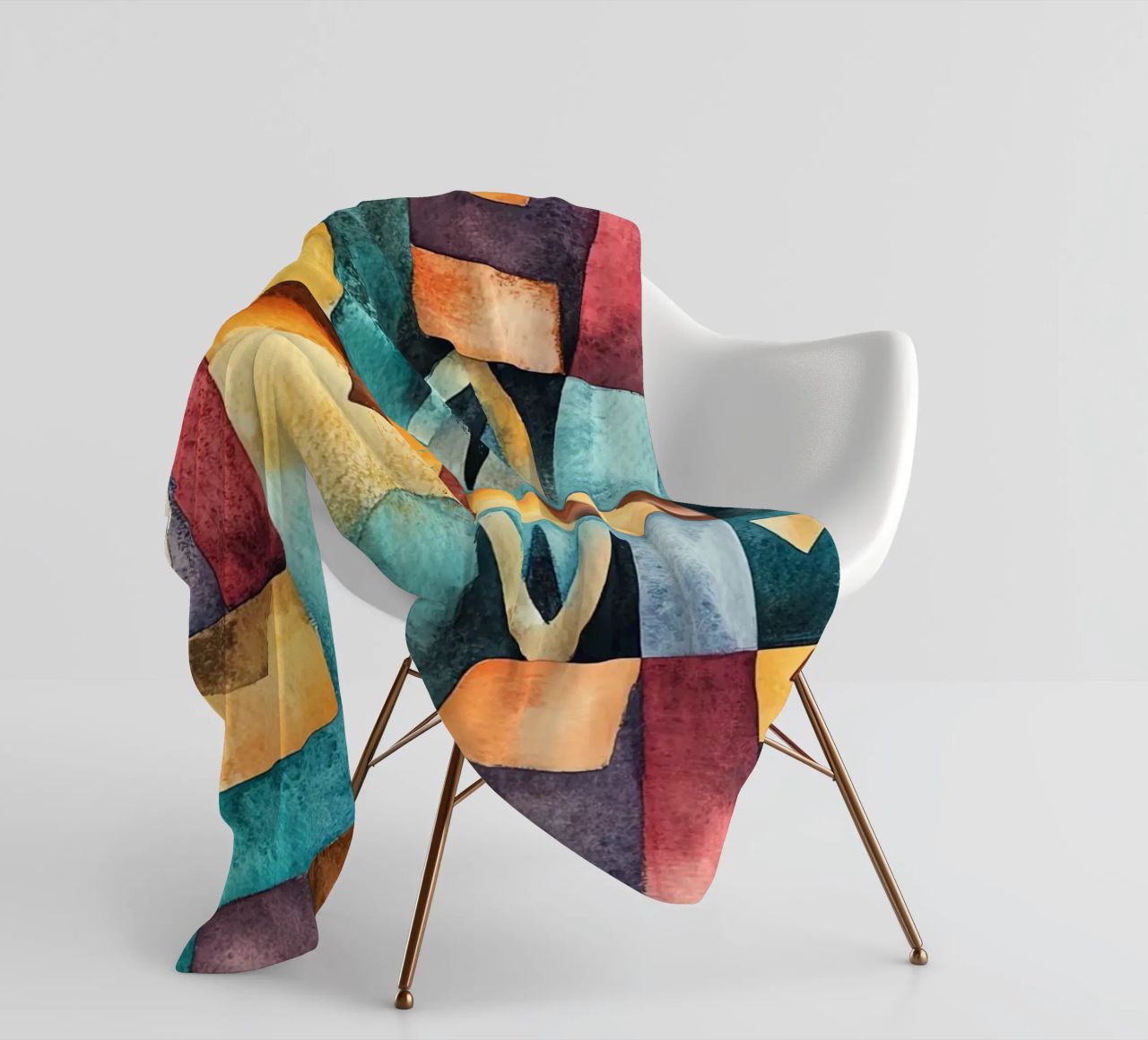 Echoes from Africa fleece blanket by Théïa's Fantasia World