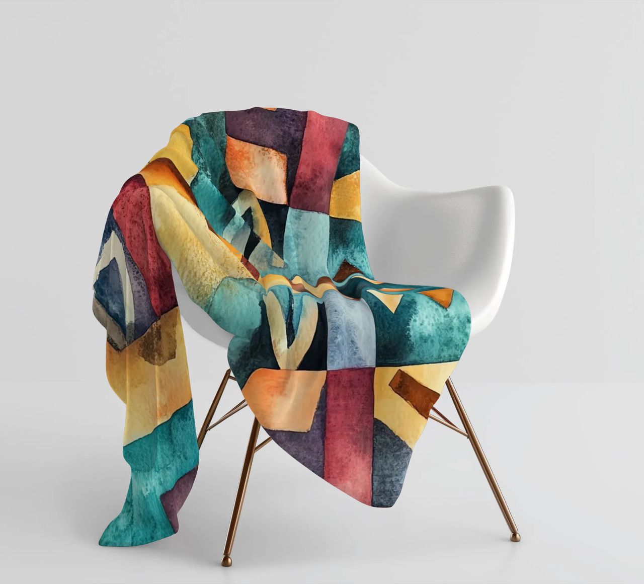 Echoes from Africa fleece blanket by Théïa's Fantasia World