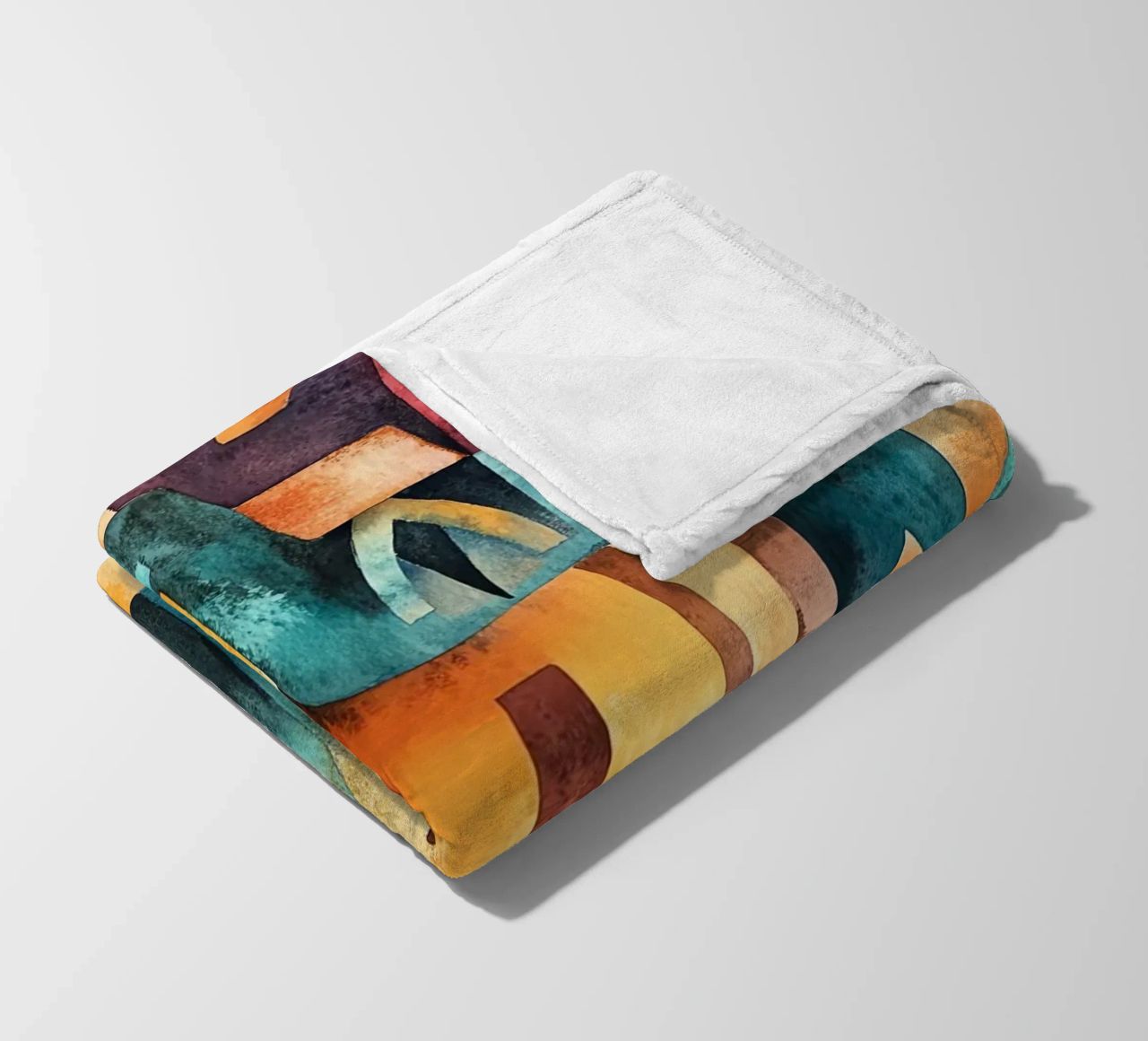 Echoes from Africa fleece blanket by Théïa's Fantasia World