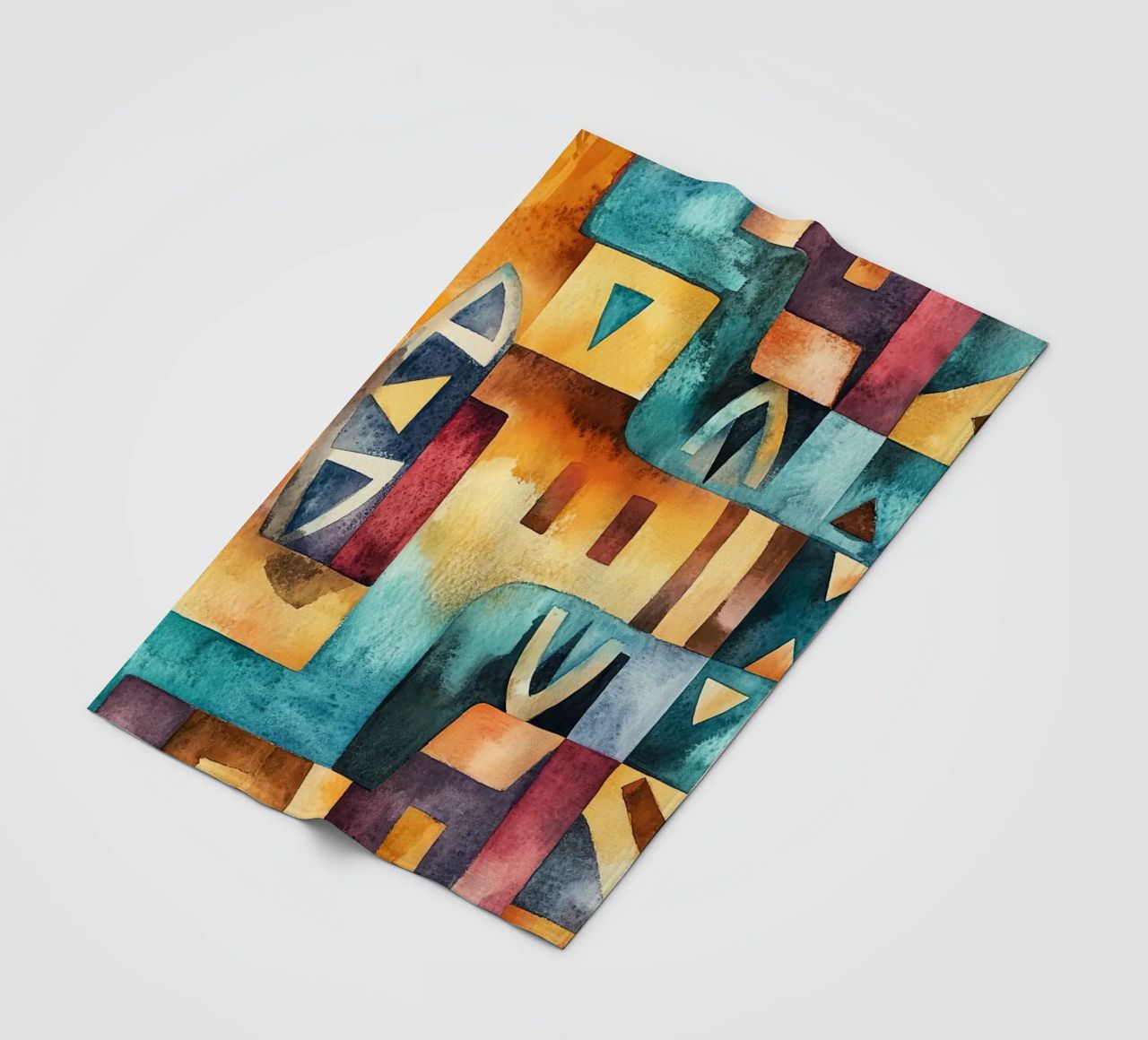 Echoes from Africa fleece blanket by Théïa's Fantasia World