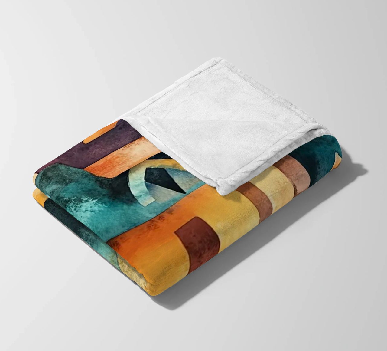 Echoes from Africa fleece blanket by Théïa's Fantasia World